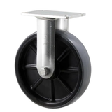 HUS200/HSF - 500 Kg Stainless Steel Fixed Plate 200mm Polyurethane