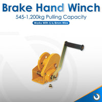 Brake Hand Winch - 545 to 1,200 kg Pull