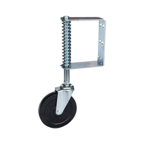 GATE CASTOR HD SPRING LOADED - 100 kg 125mm Heavy-Duty Spring Loaded Gate Castor