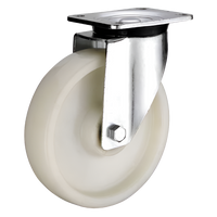 J3ZS12530-NNB - 200 kg Swivel Plate Mount 125mm White Nylon