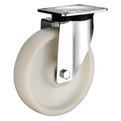J3ZS12530-NNB - 200 kg Swivel Plate Mount 125mm White Nylon