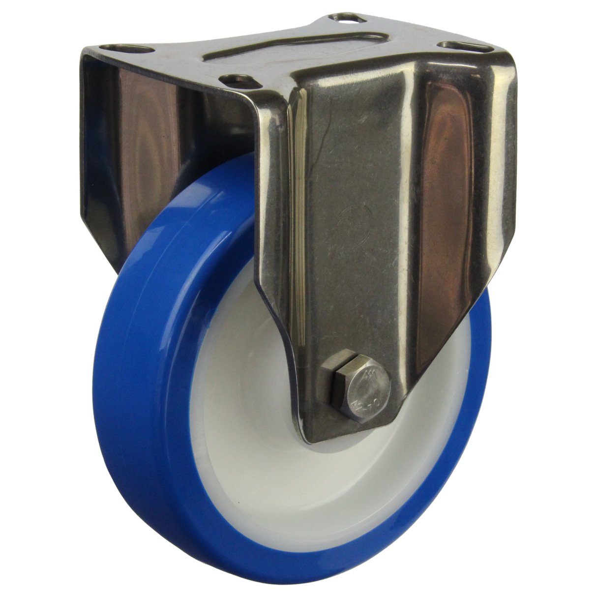 JSR15040-UENR - 280 kg Fixed Plate Mount 150mm Polyurethane