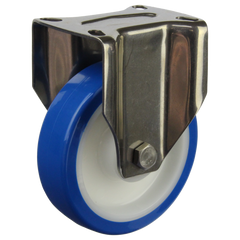 JSR15040-UENR - 280 kg Fixed Plate Mount 150mm Polyurethane