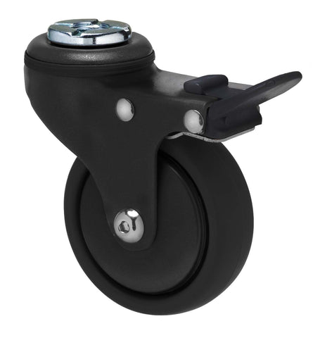 KJQ75GBLK - KJQ75G/KPHTBBLK <span>50 Kg Bolt-Hole Total Brake 75mm Midnight Black