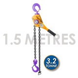 1/1.5/3m Lever Block - 0.25 to 9T