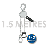 1.5/3m Aluminium Mini Lever Block - 0.25 to 1.5T
