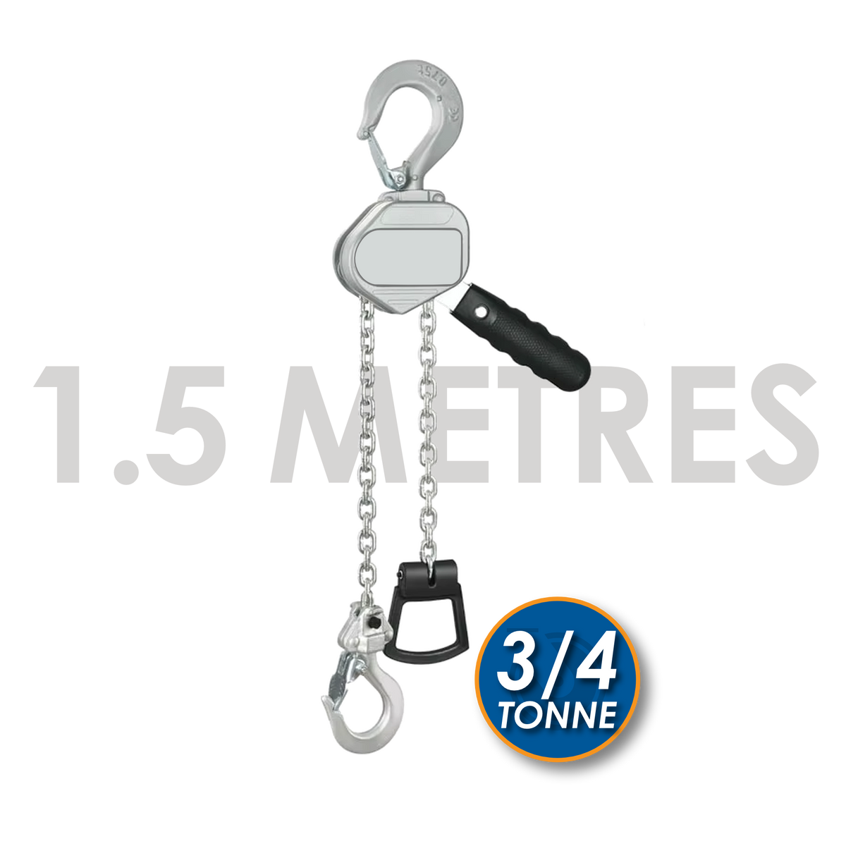 1.5/3m Aluminium Mini Lever Block - 0.25 to 1.5T
