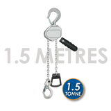 1.5/3m Aluminium Mini Lever Block - 0.25 to 1.5T
