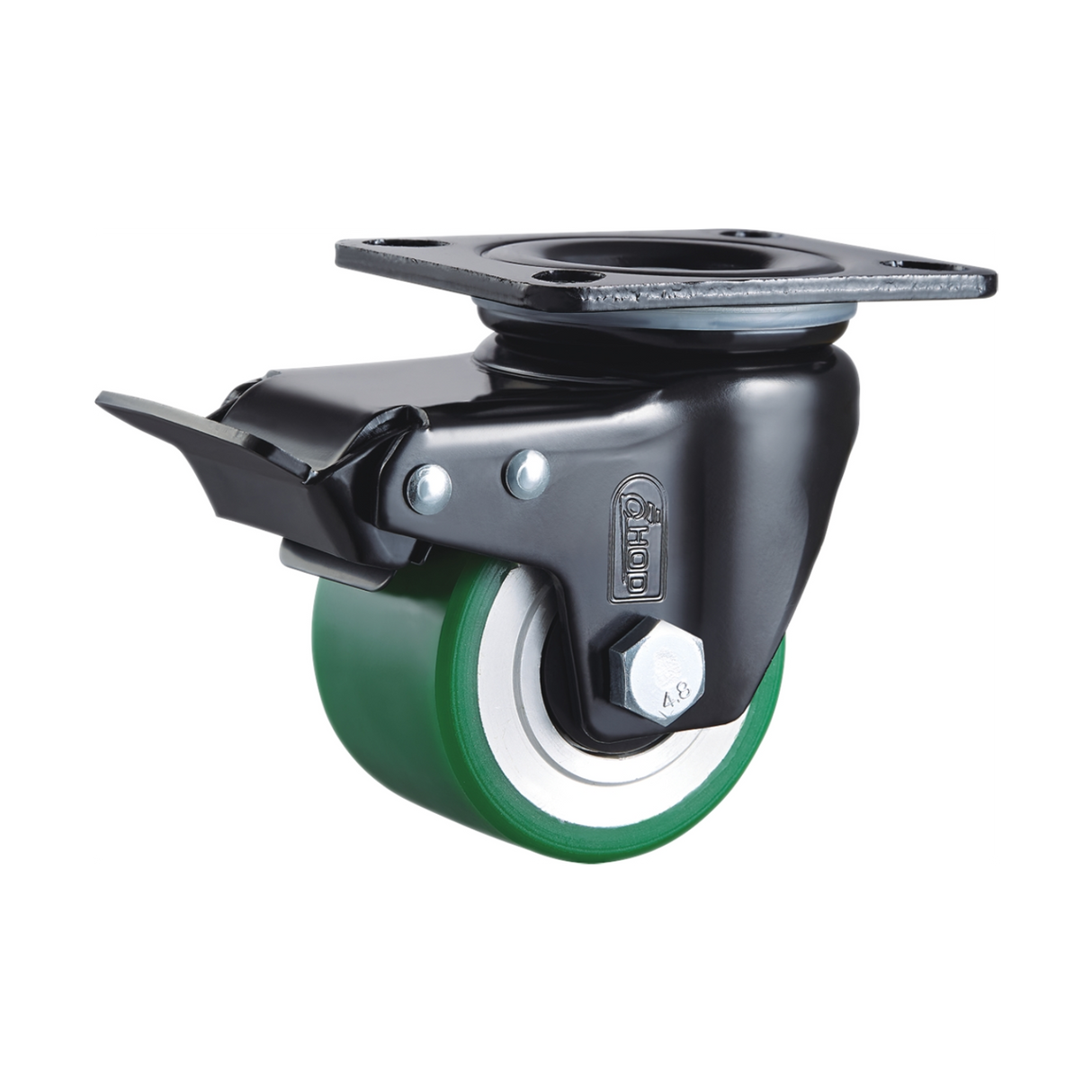 LHPUQ50SWBL - 300 kg Swivel, Wheel Brake 50mm Polyurethane