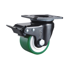 LHPUQ50SWBL - 300 kg Swivel, Wheel Brake 50mm Polyurethane