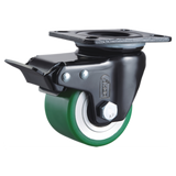 LHPUQ63SWBL - 400 kg Swivel, Wheel Brake 63mm Polyurethane