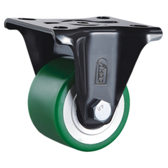 LHPUQ75FL - 500 kg Fixed 75mm Polyurethane
