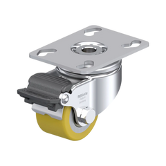 Blickle VSTH Series 50mm Swivel Wheel Brake Plate Polyurethane - 150kg
