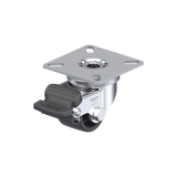 LPA-POA 35G-RA 75 kg Plate Mount Wheel Brake 35mm Plain Bore Nylon