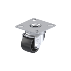 LPA-POA 35G 75 kg Plate Mount Swivel 35mm Plain Bore Nylon