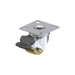 Blickle VSTH Series 35mm Swivel Wheel Brake Plate Polyurethane - 100kg