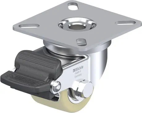LPA-GSPO 35K-RA 100 Kg Plate Mount Wheel Brake 35mm Compressed Cast Nylon