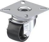 POA35G- LPA-POA35G 75 Kg Plate Mount Swivel 35mm Plain Bore Nylon