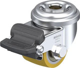 LRA-VSTH 35K-RA 100 Kg Bolt Hole Wheel Brake 35mm Polyurethane on Steel