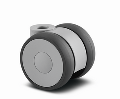 5920UAI050L51-G 50 kg Swivel 50mm Twin Wheel Polyurethane