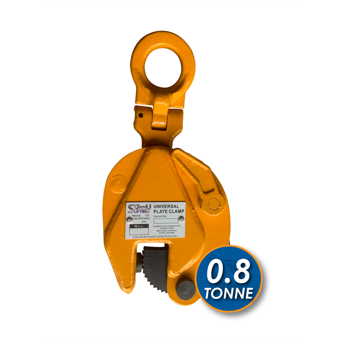 Vertical Plate Clamp - 0.8 to 3.2T
