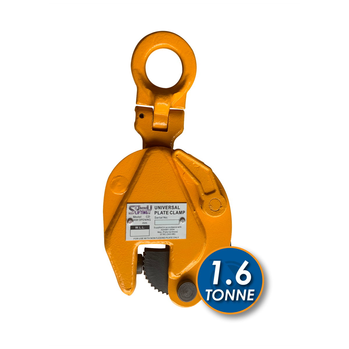 Vertical Plate Clamp - 0.8 to 3.2T
