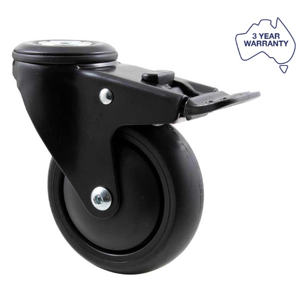 MJQ100GBLK - MJQ100G/MPHTBBLK 85 kg Bolt-Hole Total Brake 100mm Midnight Black