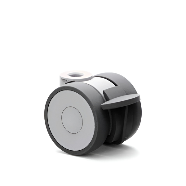 5925UAI050L51-G <span>50 Kg Swivel/Brake 50mm Twin Wheel Polyurethane</span>