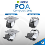 Blickle POA Compact Black Nylon Castor Series