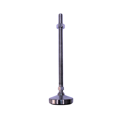 Heavy Duty 304 Stainless Steel Levelling Foot | 1200kg, Ø60mm Base, M12x180mm