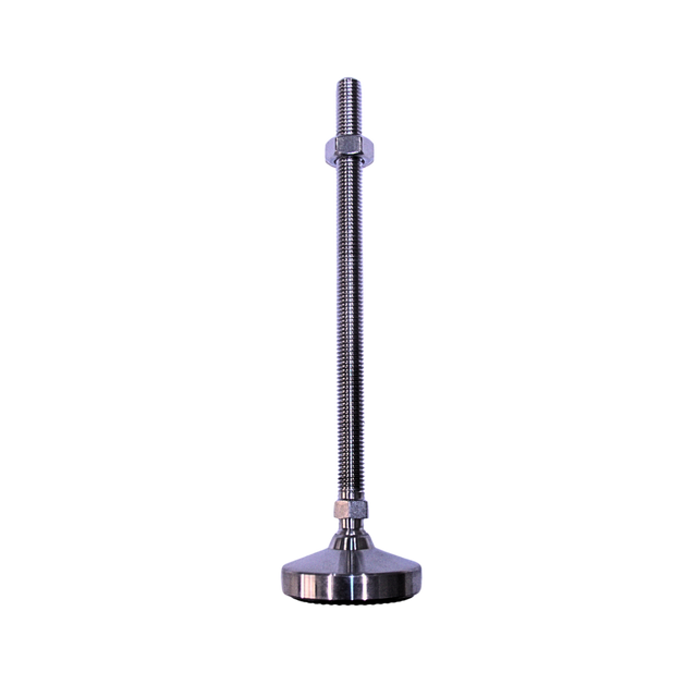 Heavy Duty 304 Stainless Steel Levelling Foot | 1200kg, Ø60mm Base, M12x180mm