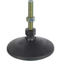 20/125/M12/65 - 900 Kg 125mm x M12 Zinc Plated Levelling Feet