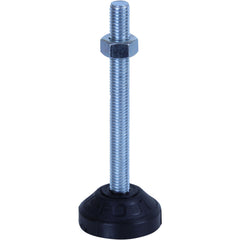 40/40/M10/95 - 500 kg 40mm x M10 Zinc Plated Levelling Feet