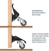 WBCS04 - 180 Kg Workbench Lift Castor Set of 4