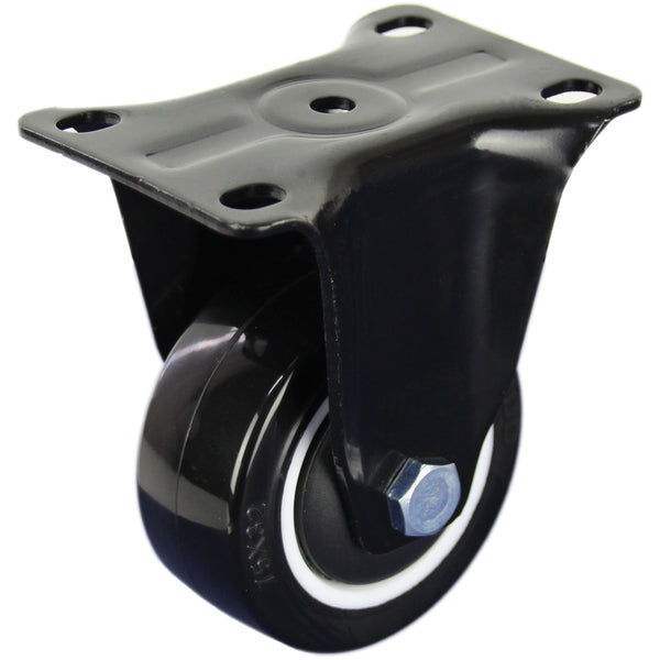 BPUQ75F <span>115 Kg Fixed Plate 75mm Polyurethane</span>