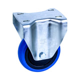 CBQ100G/MZF - 100 Kg Fixed Plate 100mm Blue Rubber