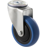 CBQ100G/MZH - 100 Kg Bolt-Hole 100mm Blue Rubber