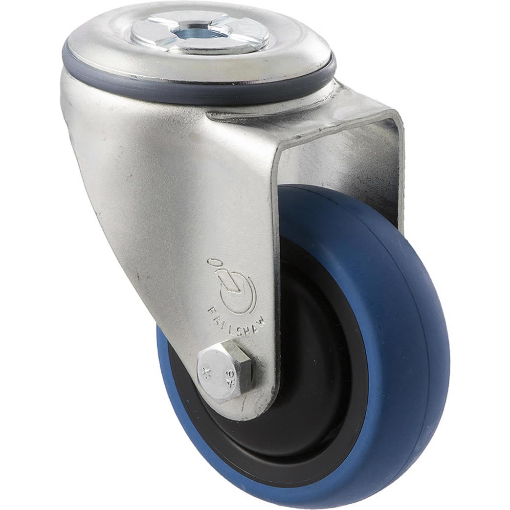CBQ75G/MZH - 85 Kg Bolt-Hole 75mm Blue Rubber