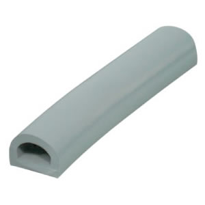 D25 Grey Rubber Buffer Fitting - Dsection (Hollow)