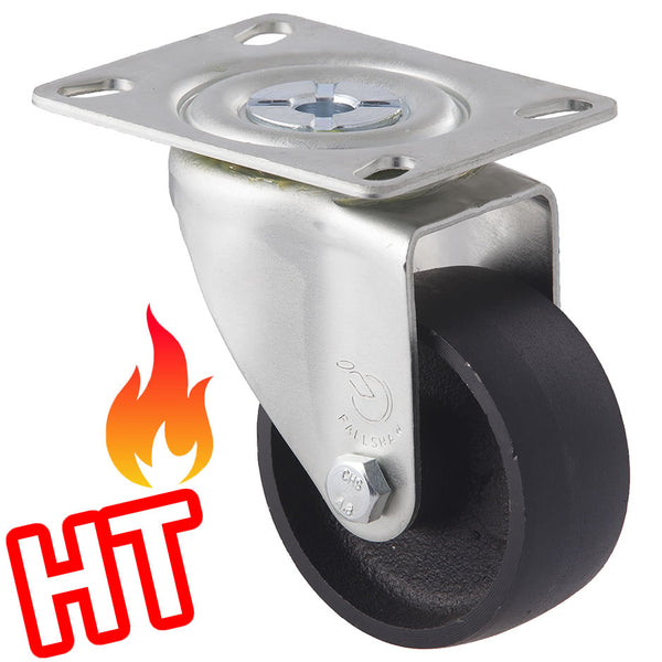 DCI75/MZPHT <span>100 Kg HIGH TEMP Swivel Plate 75mm Cast Iron</span>