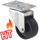 DCI75/MZPHT - 100 Kg HIGH TEMP Swivel Plate 75mm Cast Iron