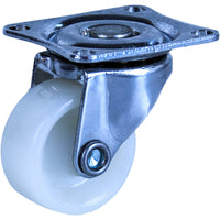 EPS025WN - 9 kg Swivel 25mm White Nylon