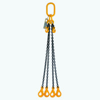 CS10MM4L4.0M 5500kg 5.5t @ 60° 10mm x 4.0M 4 Leg Chain Sling