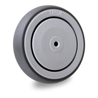 GRQ125SS - 100 kg 125mm Stainless Steel Grey Rubber