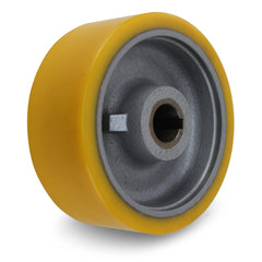 GTHN 202/35H7 1400 kg 200mm Polyurethane Drive Wheel w/ H7 Keyway