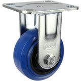 HIN4F-BRQ - 180 Kg Fixed Plate 100mm Blue Rubber