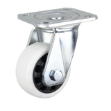 HIN4S-WNQ - 300 Kg Swivel Plate 100mm White Nylon