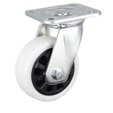 HIN5S-WNQ - 360 Kg Swivel Plate 125mm White Nylon