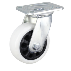 HIN5S-WNQ - 360 kg Swivel Plate 125mm White Nylon