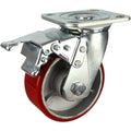 Swivel Braked - Plate Mount